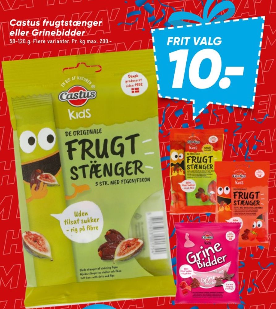 Castus Grinebidder, Hindbær Rabarber & Rødbede