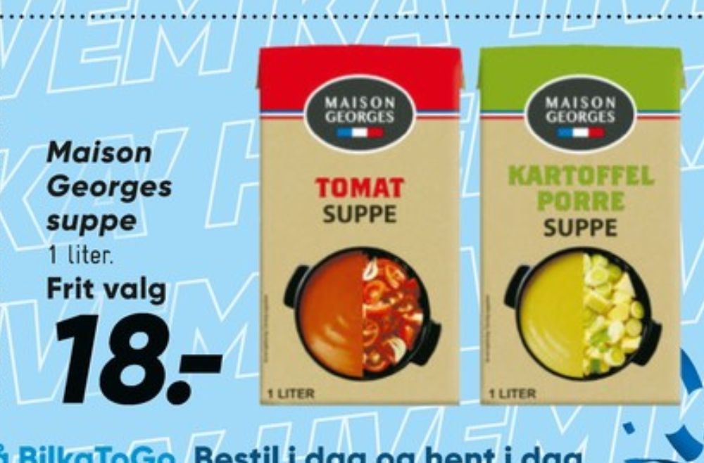 Maison Georges , Kartoffel-Porresuppe