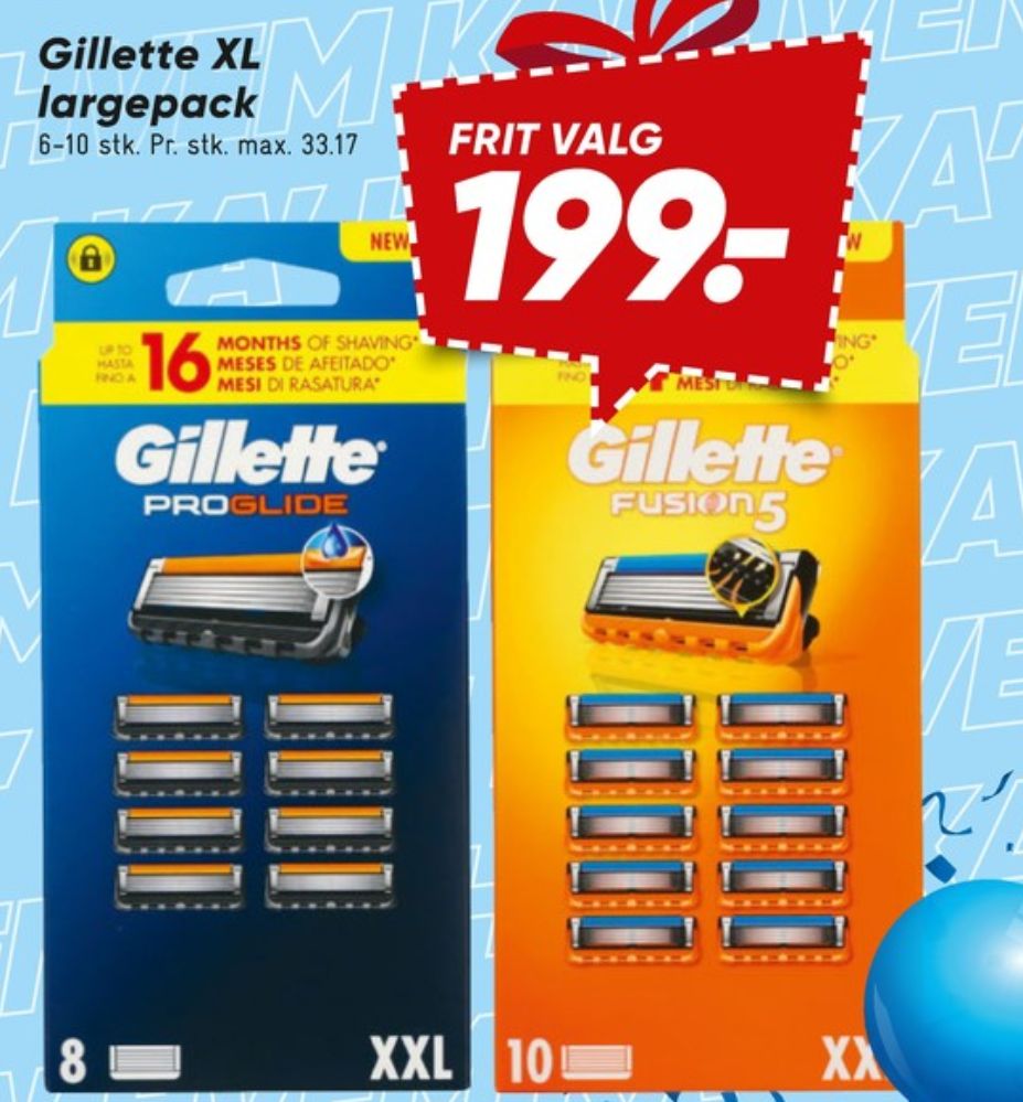 Gillette Proglide, Barberblade