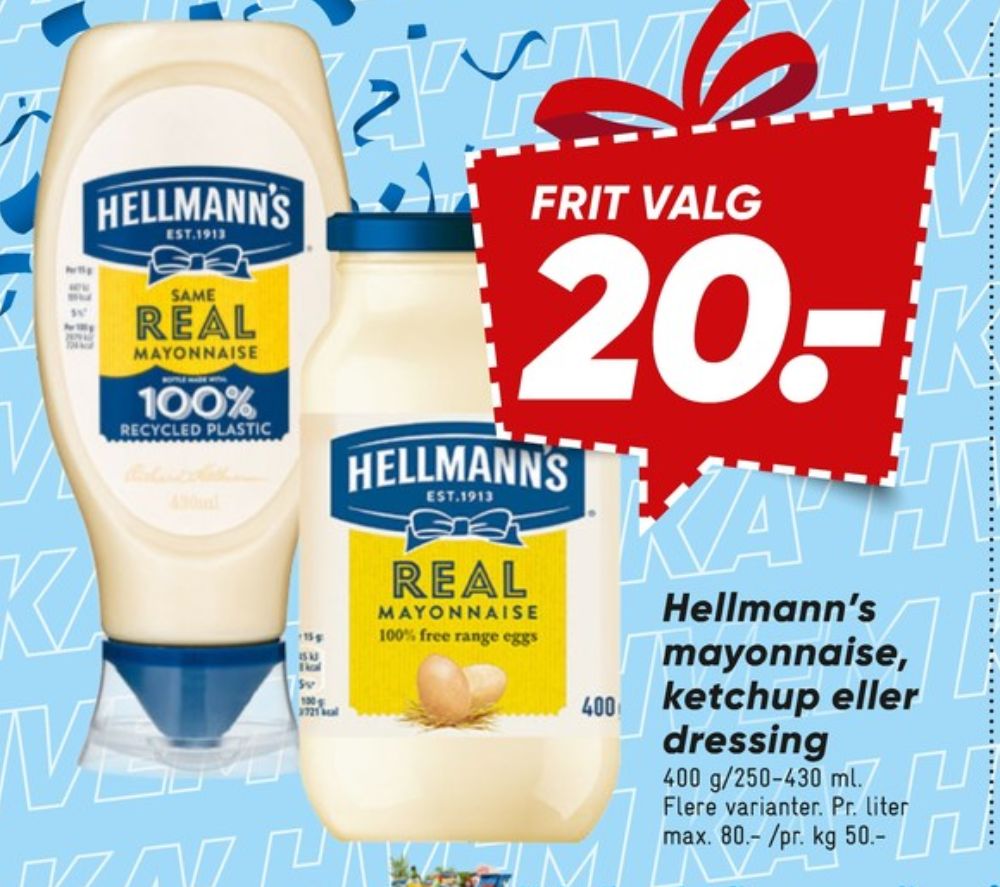 Hellmanns, Real Mayonnaise