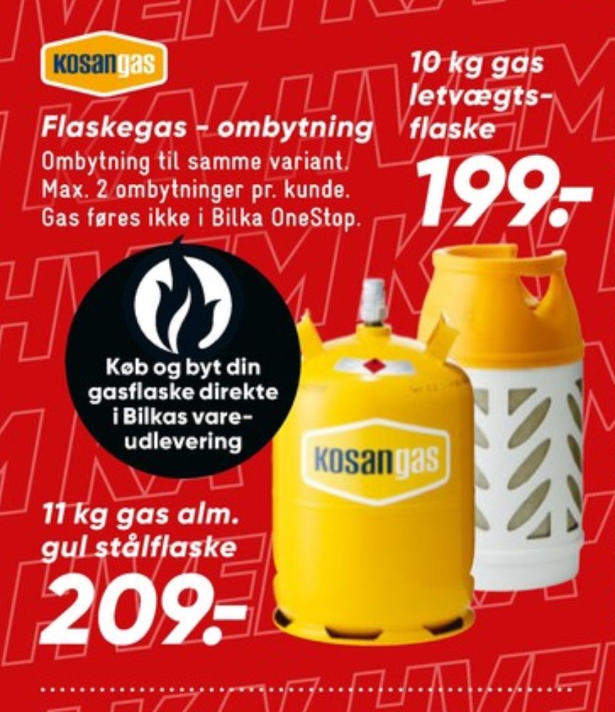 Kosan, Gasflaske