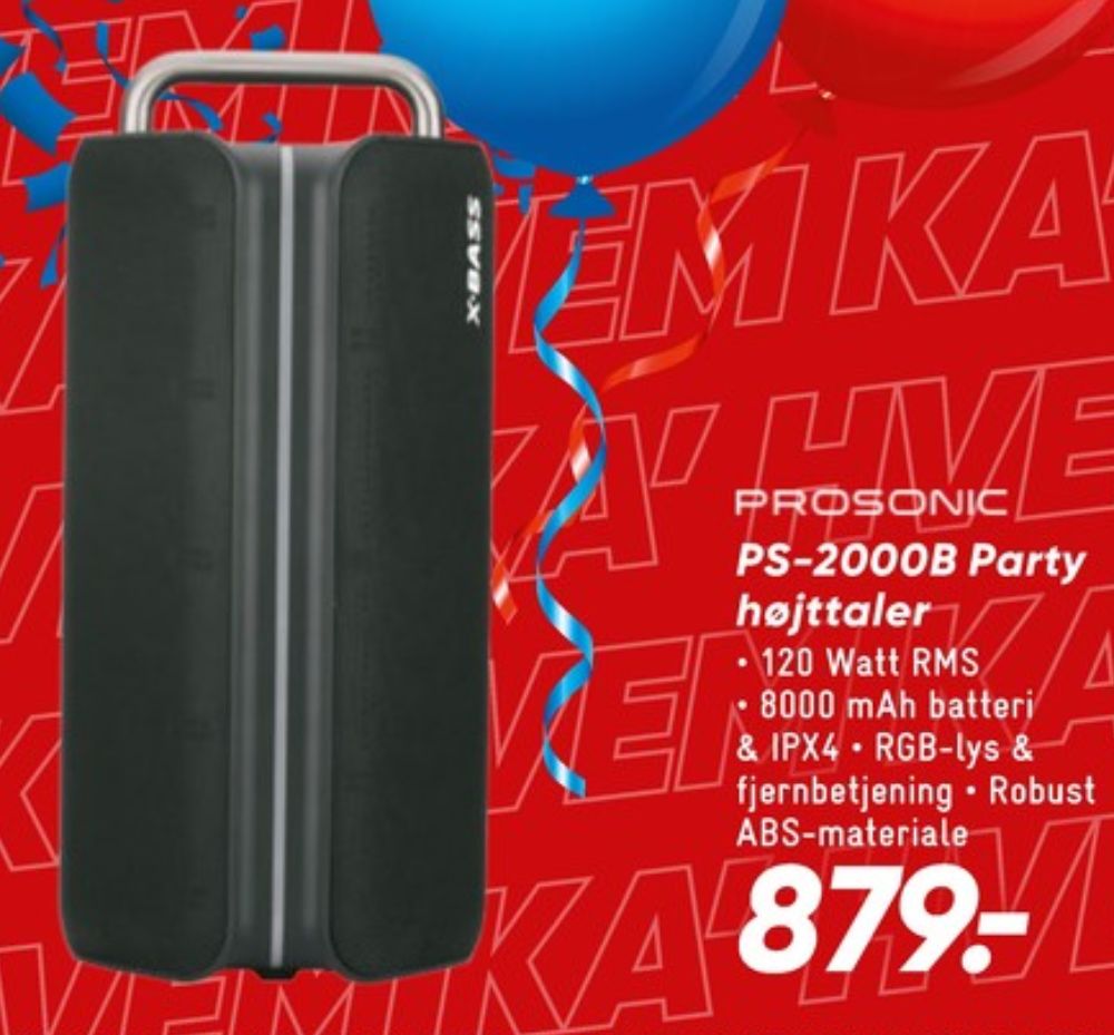 Prosonic, Højttaler