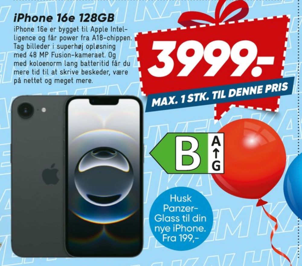 Apple Iphone 16e, Mobiltelefon