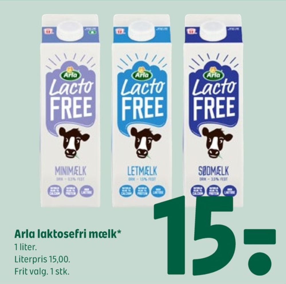 Arla Lacto FREE, Letmælk