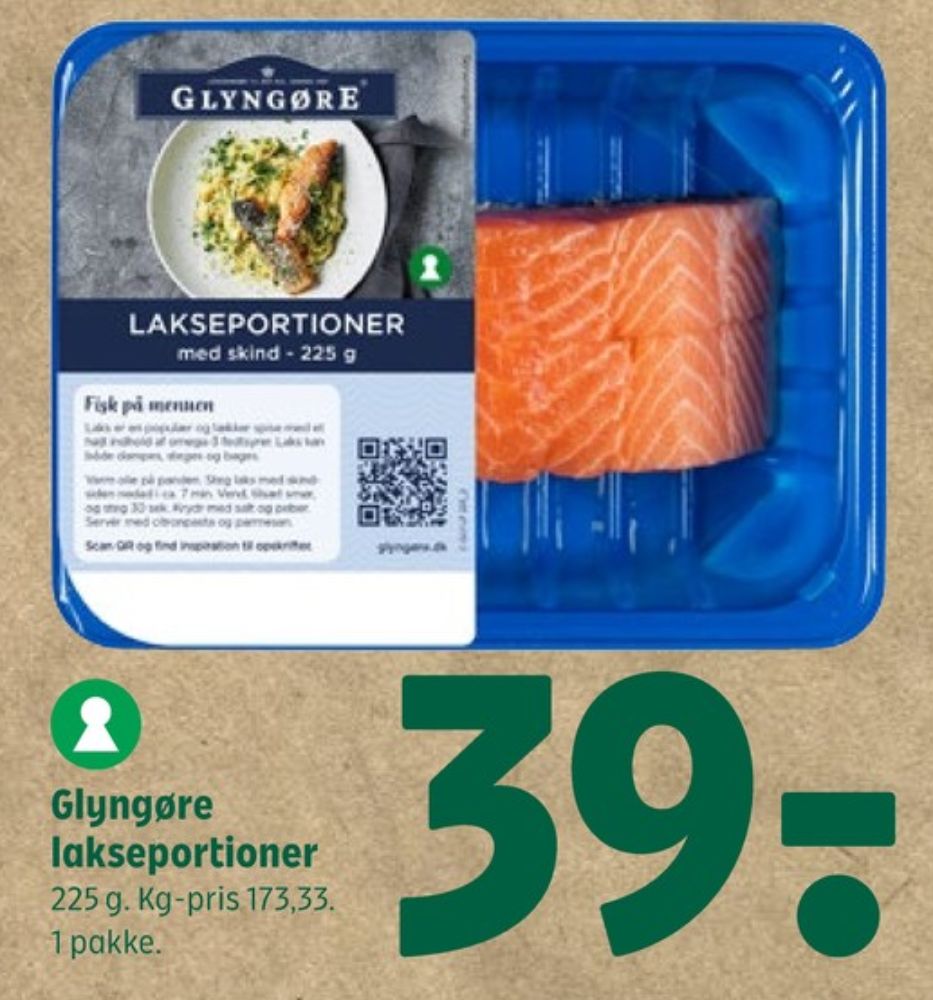 Glyngøre, Lakseportioner
