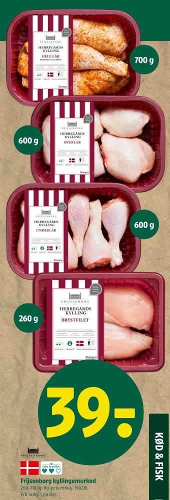 Frijsenborg, Kyllingebrystfilet