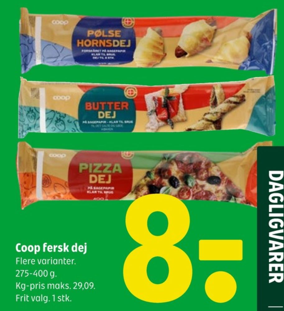 Coop, Pizzadej