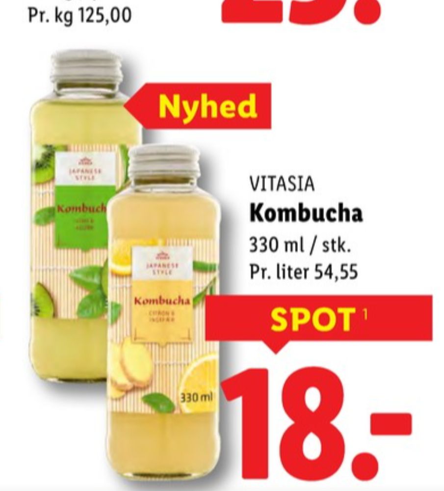 Vita, Kombucha Ginger & Lemon