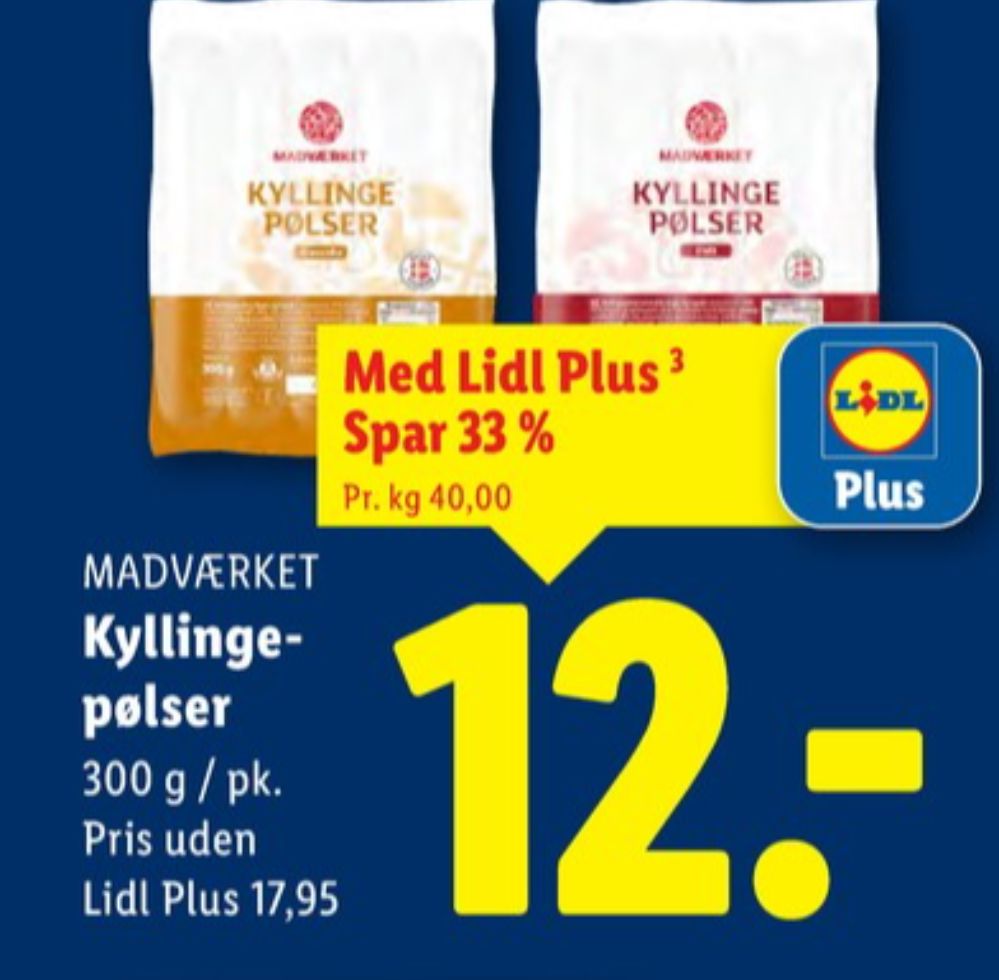 Madværket, Kyllingepølser Chili