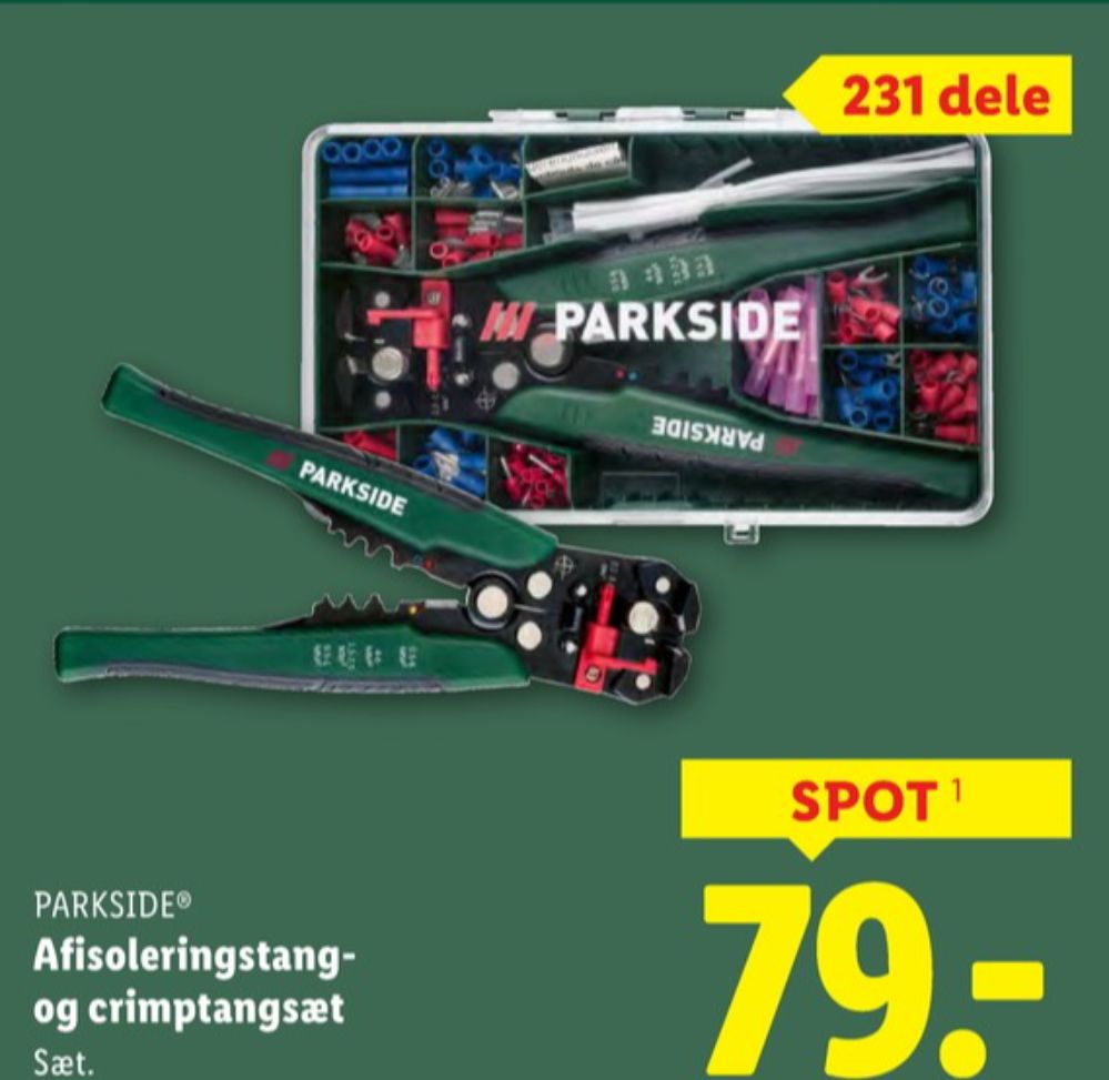 Parkside, Tangsæt