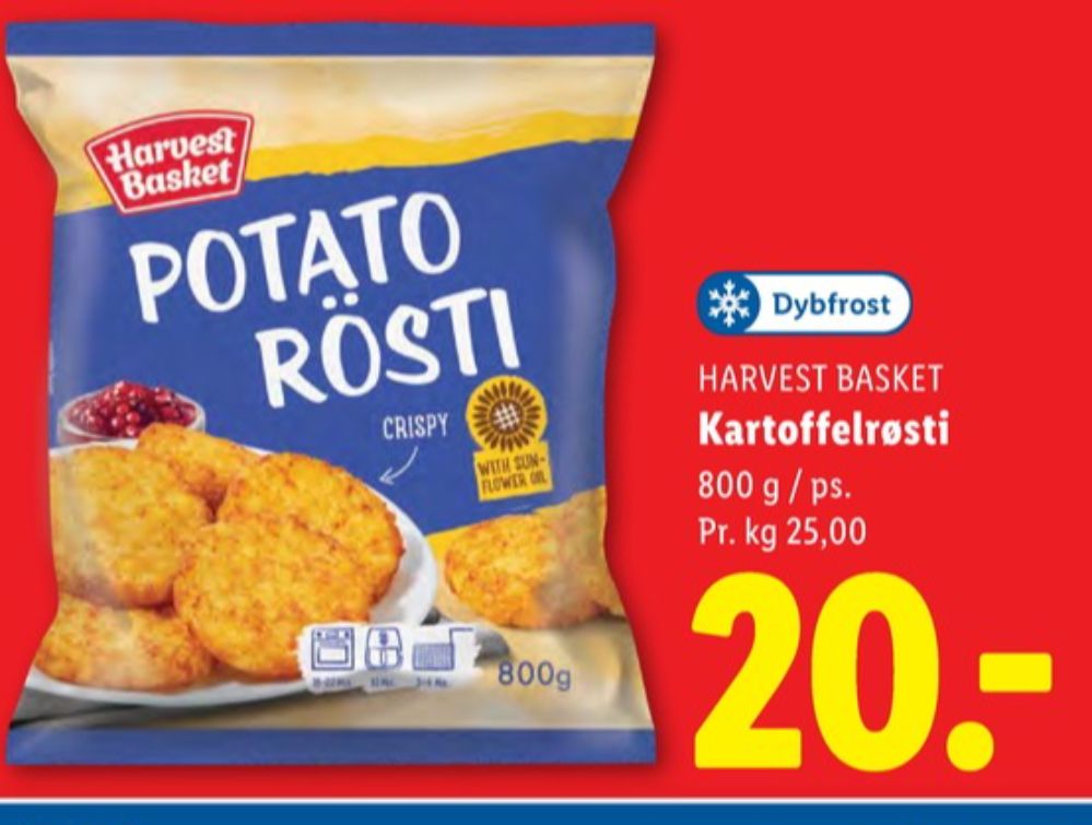 Harvest Basket, Potato Rösti