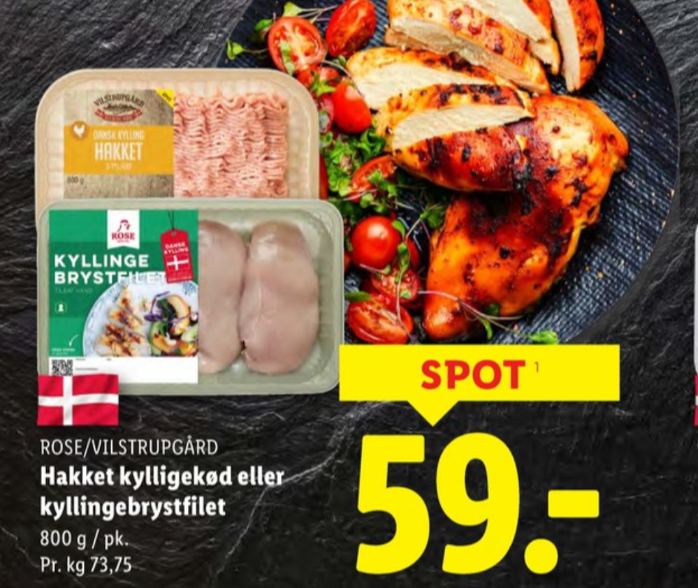 Rose, Kyllingebrystfilet