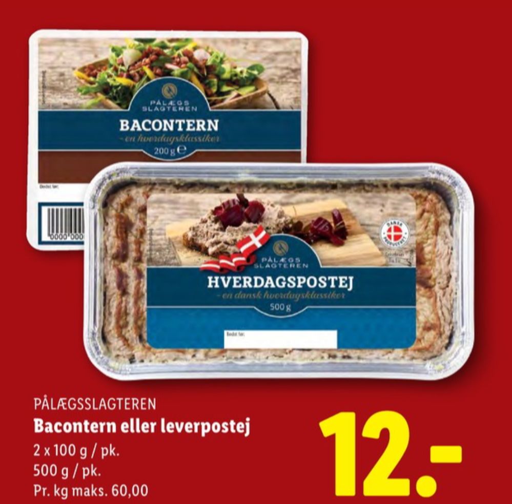 Pålægsslagteren, Bacontern