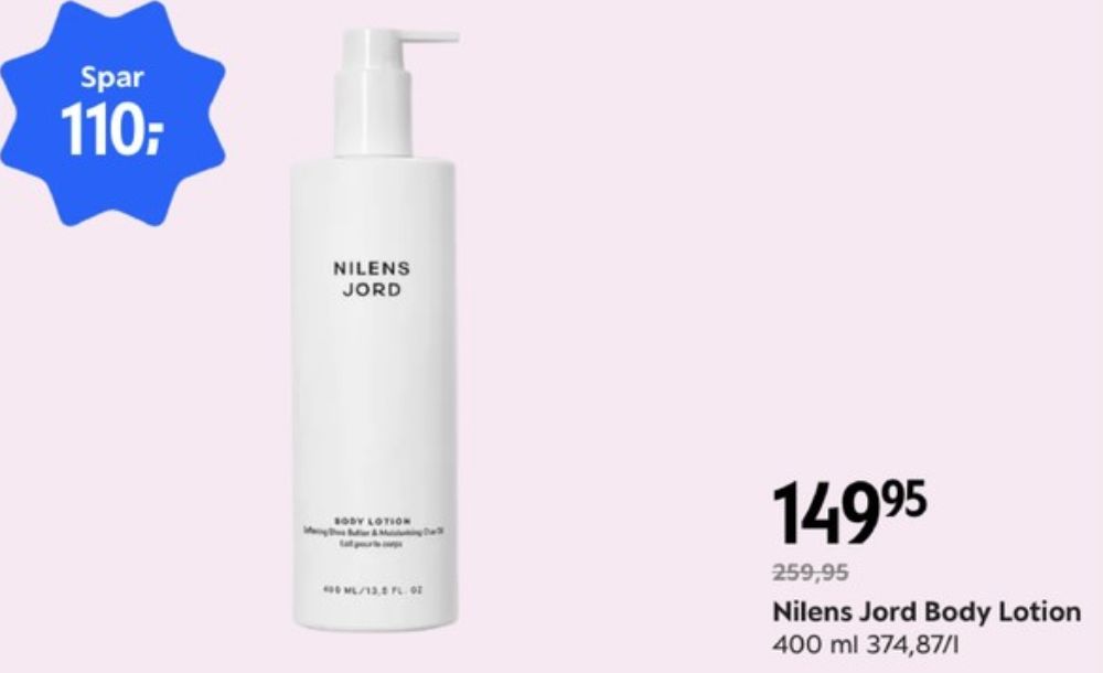 Nilens Jord, Bodylotion