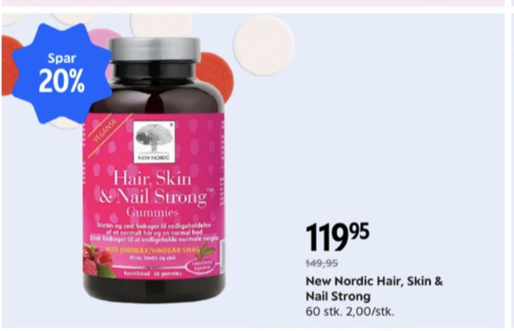 New Nordic, Kosttilskud