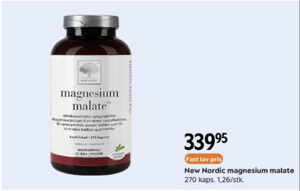 New Nordic, Kosttilskud