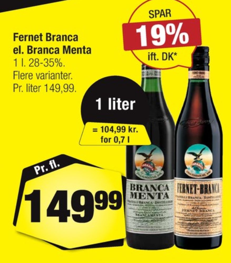 Fernet Branca, Bitter