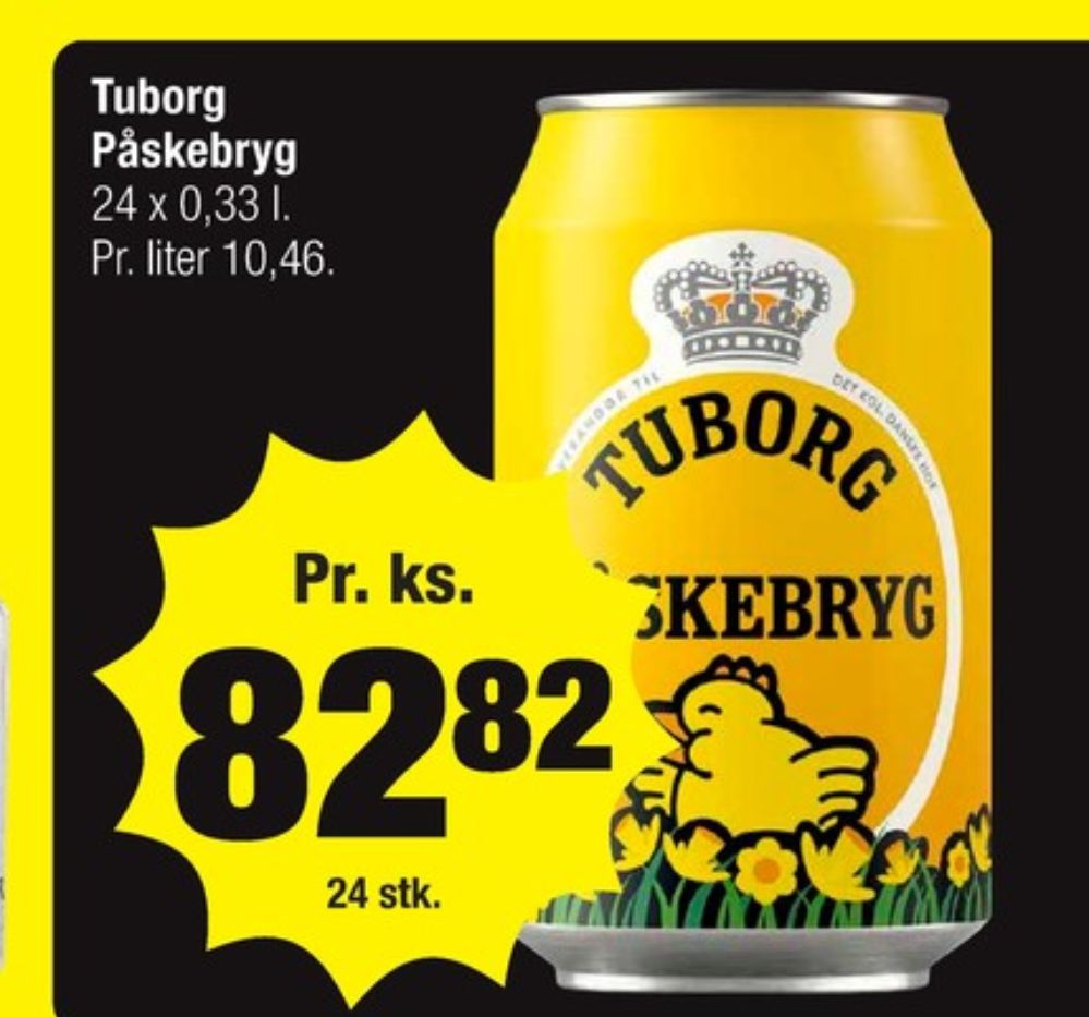 Tuborg Påskebryg, Øl 24 pk.