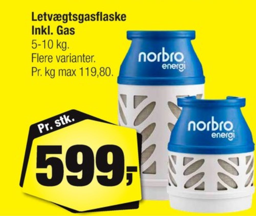 Norbro, Gasflaske