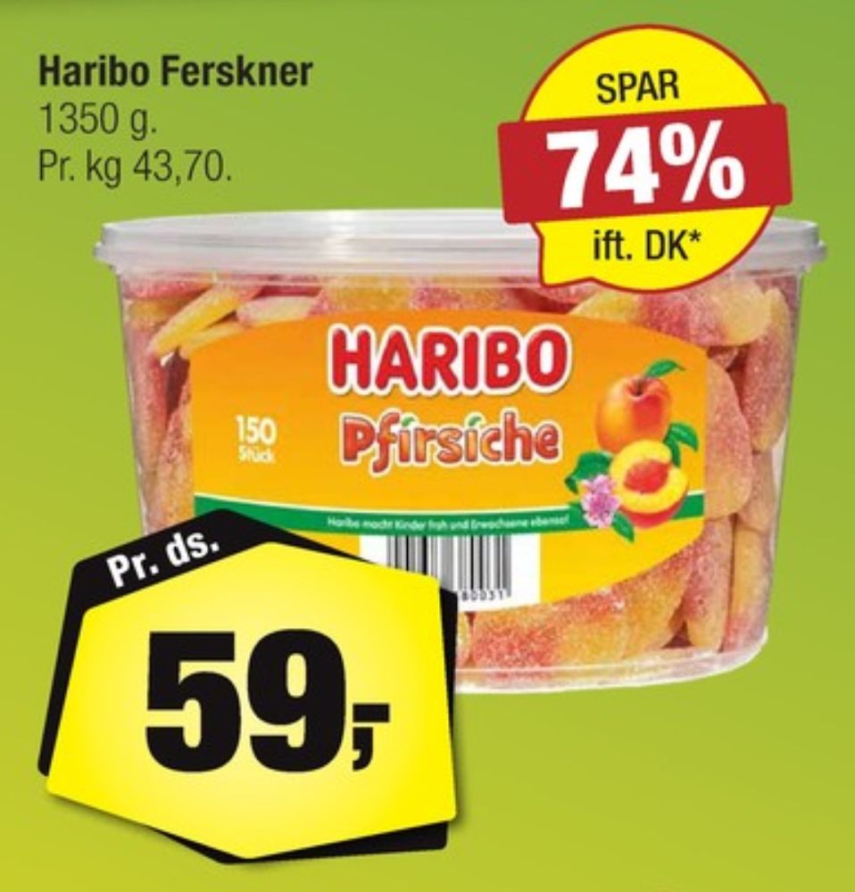 Haribo Pfirsiche, Slikbøtter