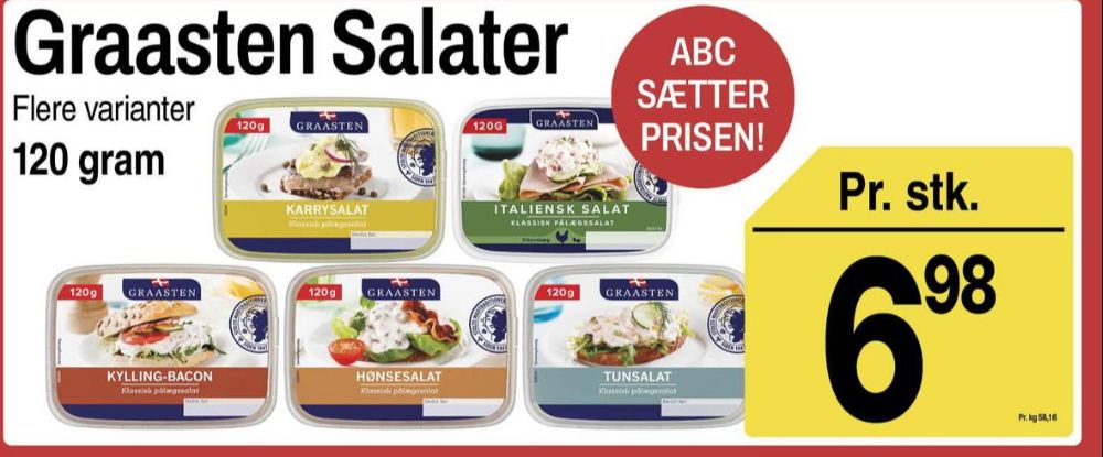 Graasten, Kylling & Baconsalat