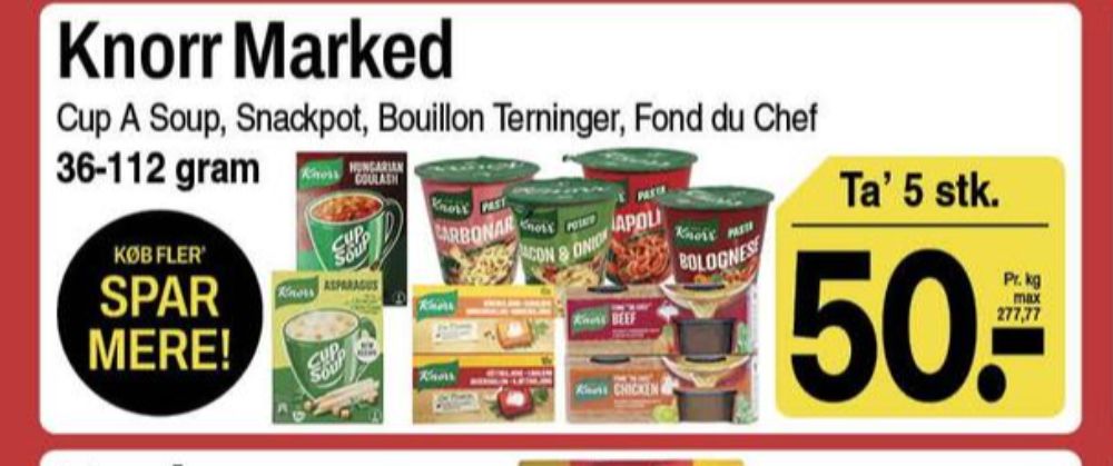 Knorr Potato Snack Pot, Bacon & Onion Noodles