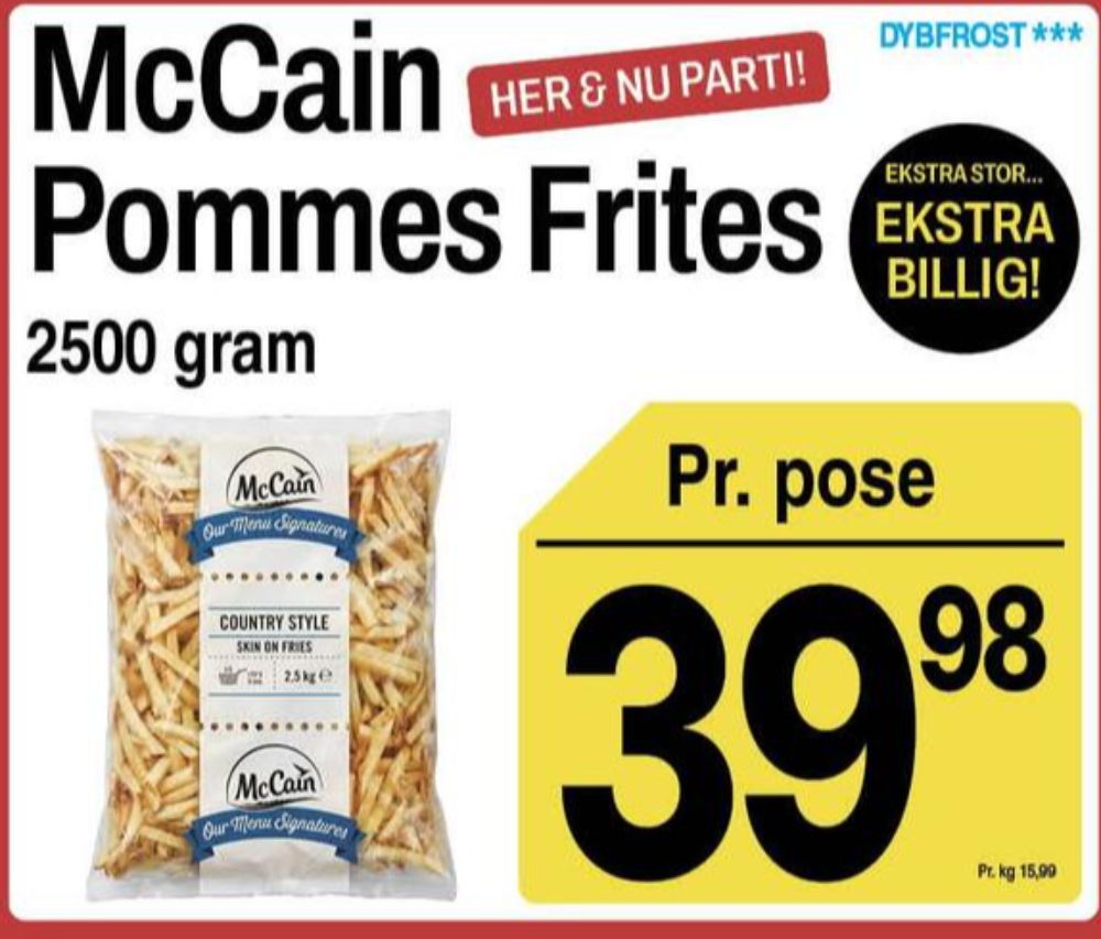 McCain, Pommes Frites