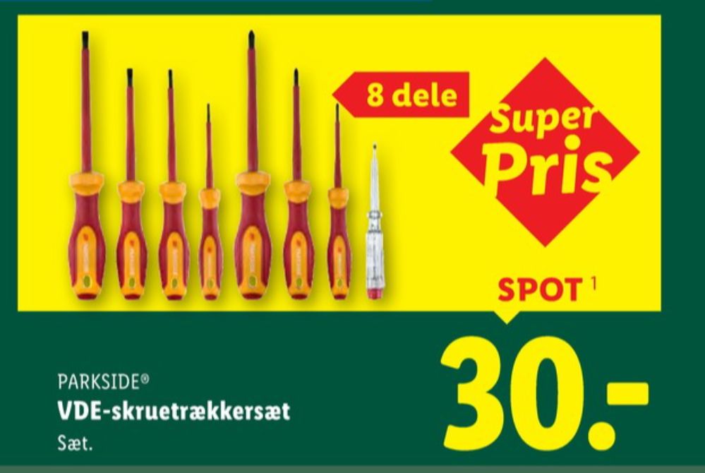 Parkside, Skruetrækkersæt