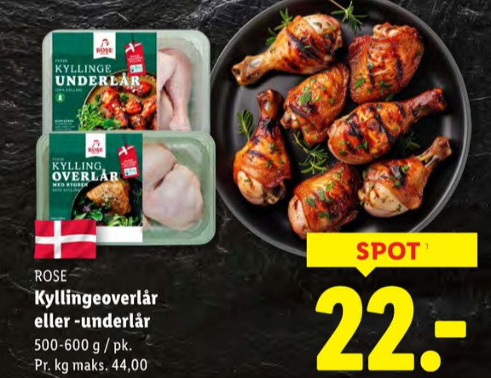 Rose, Kyllingeunderlår