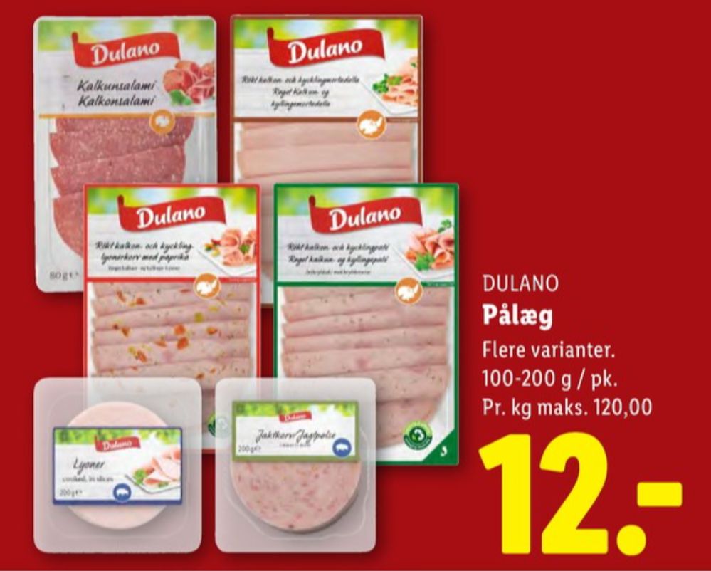 Dulano, Kalkun- og Kyllingemortadella